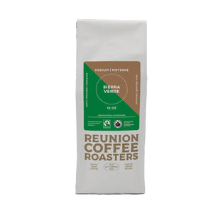 Reunion Coffee Roasters Organic Sierra Verde Whole Bean Coffee, 12 oz.