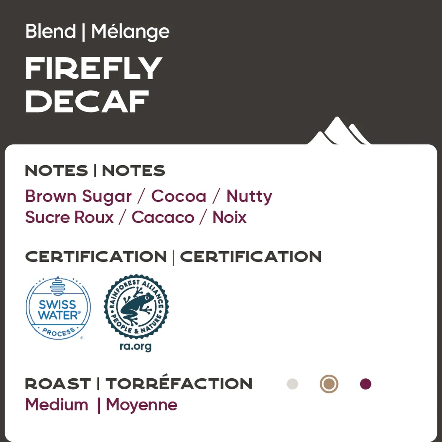 Reunion Coffee Roasters Swiss Water Process Firefly Decaf Whole Bean Coffee 12oz