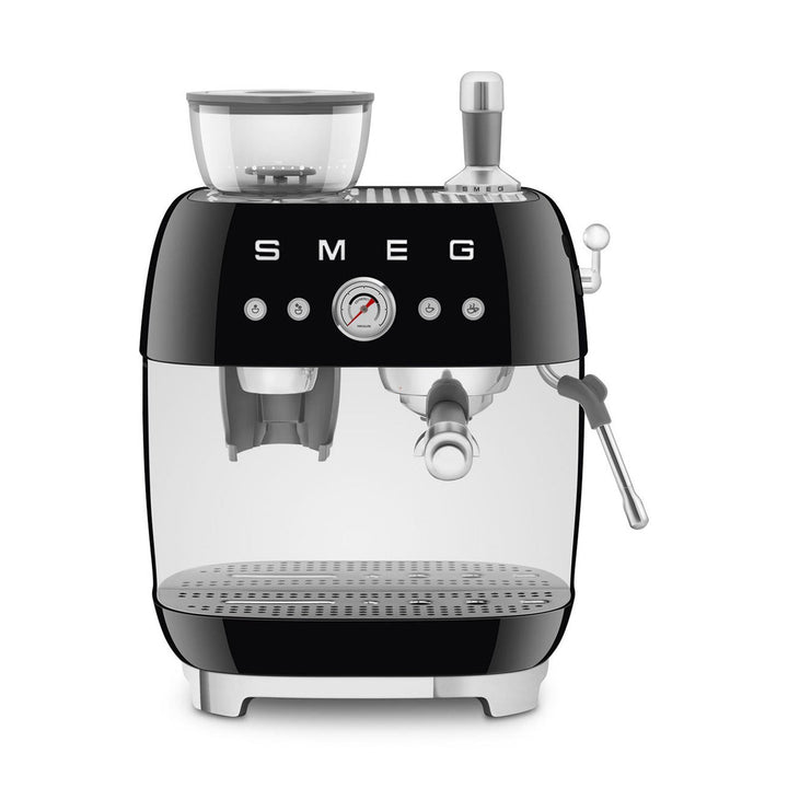 SMEG Manual Espresso Machine, Black 