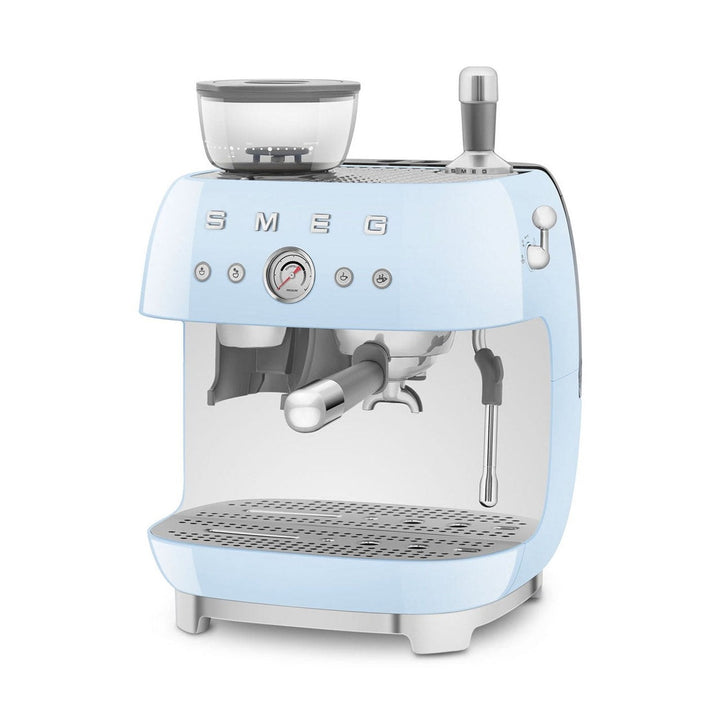 SMEG Manual Espresso Machine, Pastel Blue 