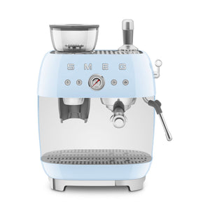 SMEG Manual Espresso Machine, Pastel Blue #EGF03PBEU