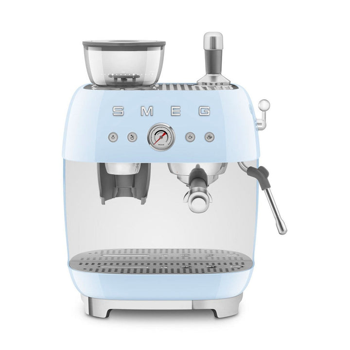 SMEG Manual Espresso Machine, Pastel Blue 