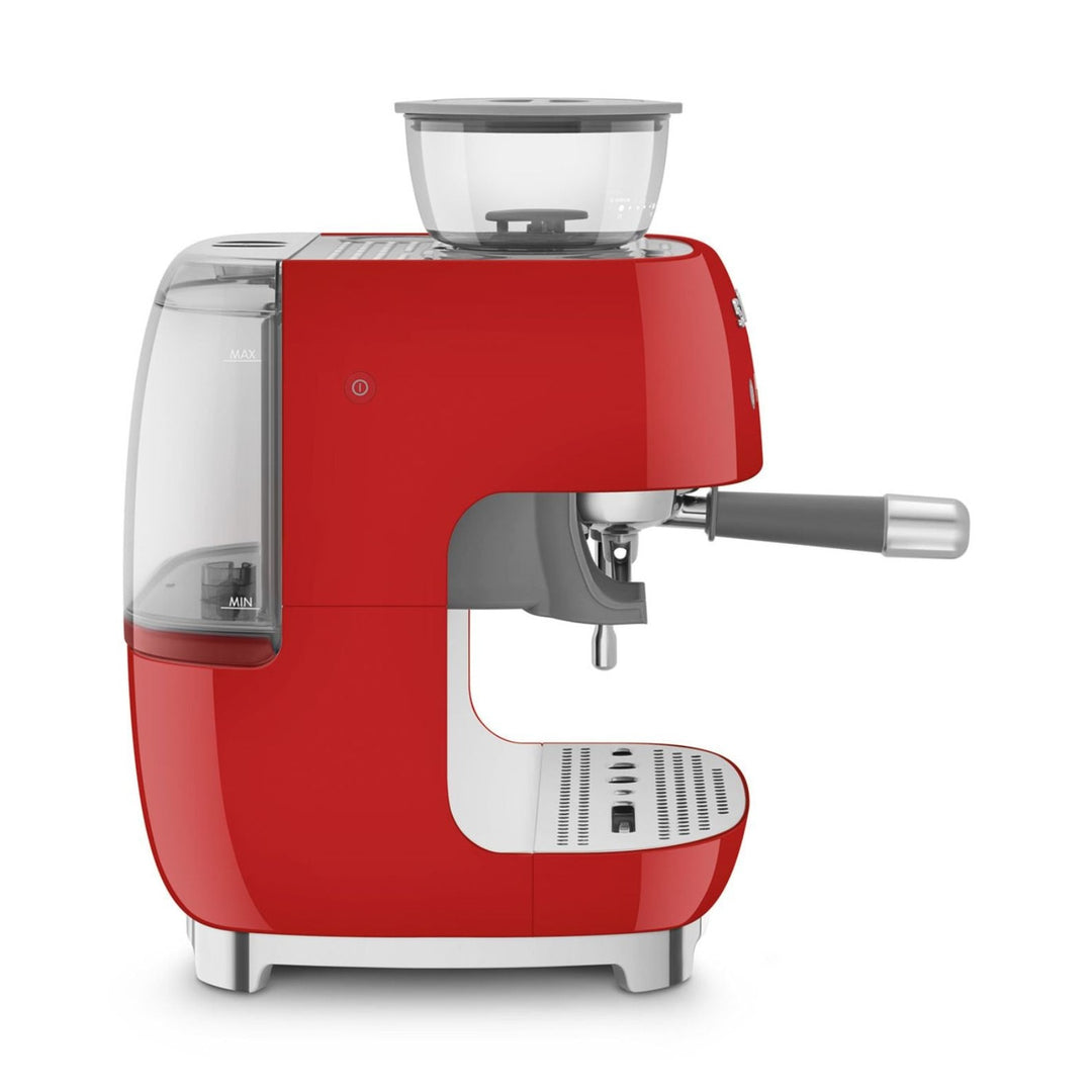 SMEG Manual Espresso Machine, Red 