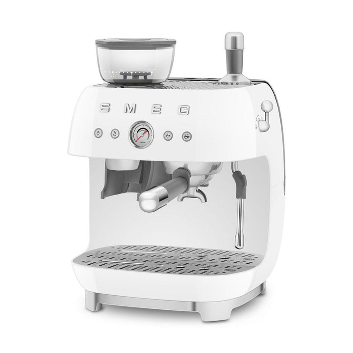 SMEG Manual Espresso Machine, White 