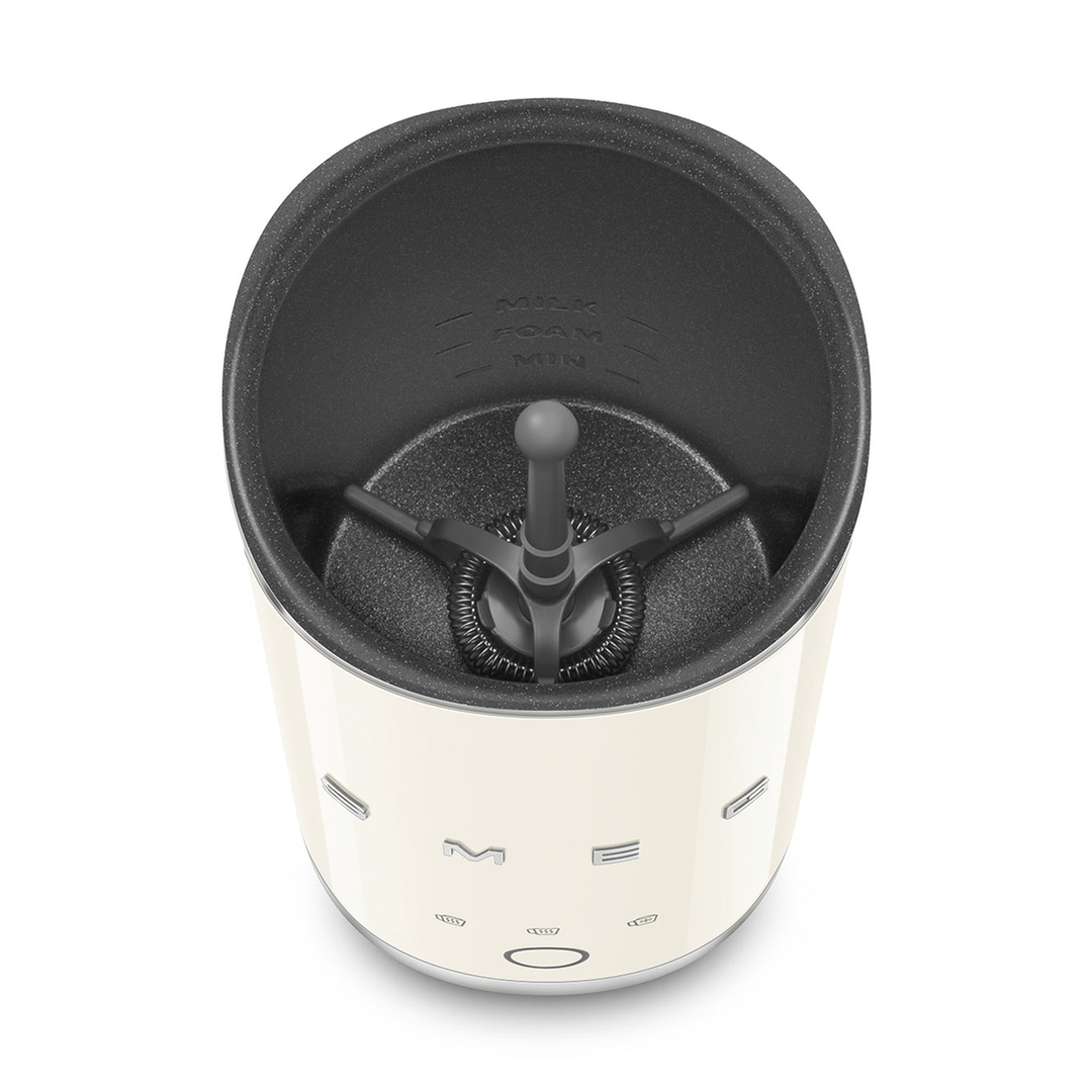 SMEG Milk Frother, Cream 