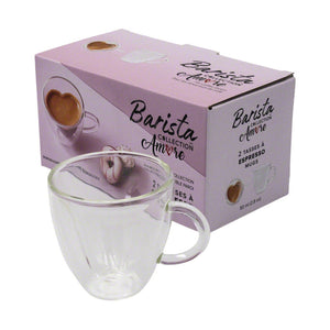 Safdie Barista Amore 80ml Espresso Cups, Set of 2