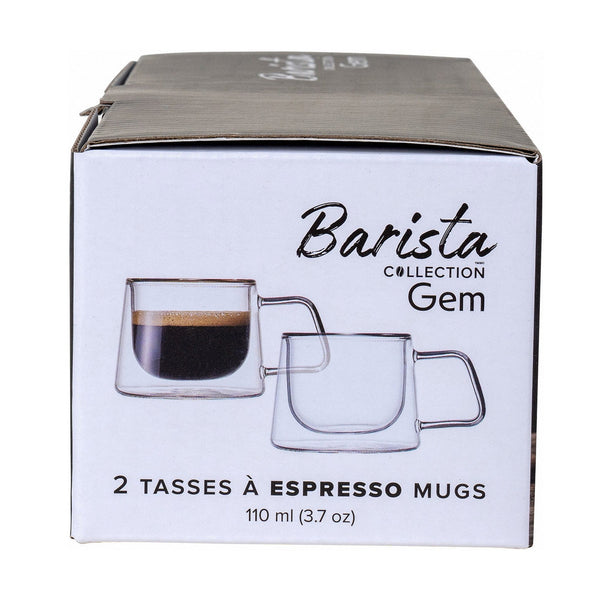 Safdie Barista Gem 110ml Espresso Mugs, Set of 2