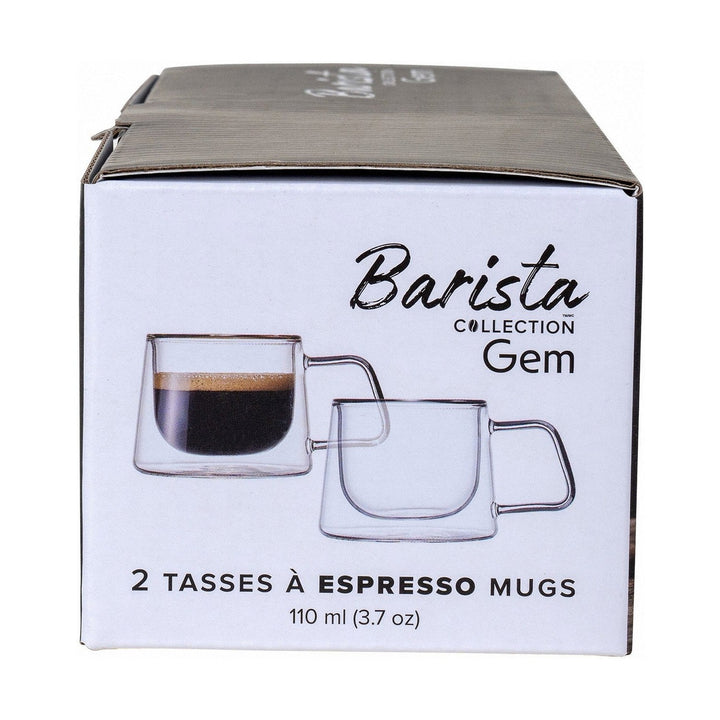 Safdie Barista Gem 110ml Espresso Mugs, Set of 2