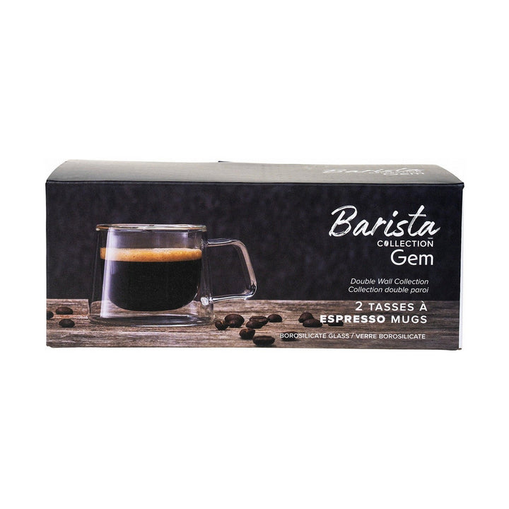 Safdie Barista Gem 110ml Espresso Mugs, Set of 2