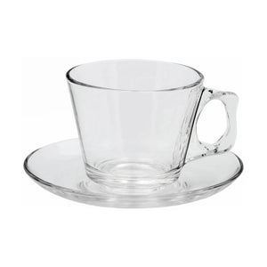 Safdie Vela Cappuccino Cup & Saucer 190ml, Set of 6