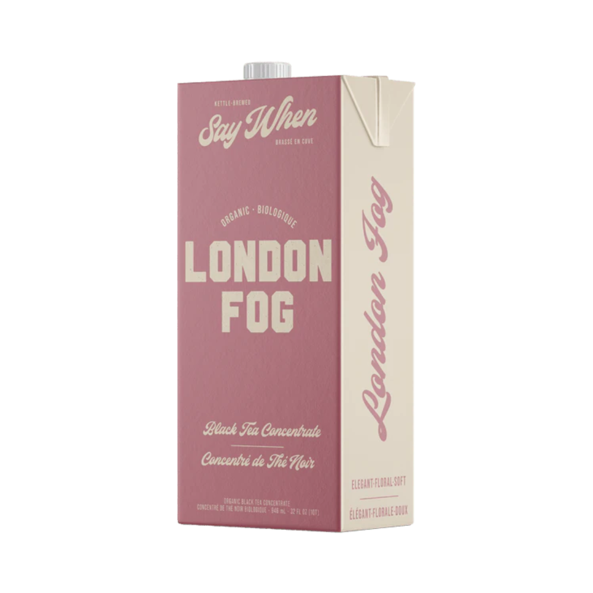 Say When Organic London Fog Concentrate, 32oz.