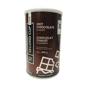 Second Cup Classic Milk Hot Chocolate Mix, 400g