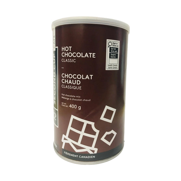 Second Cup Classic Milk Hot Chocolate Mix, 400g