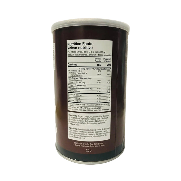 Second Cup Classic Milk Hot Chocolate Mix, 400g