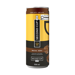 Second Cup Coffee Latte Mocha, 330ml