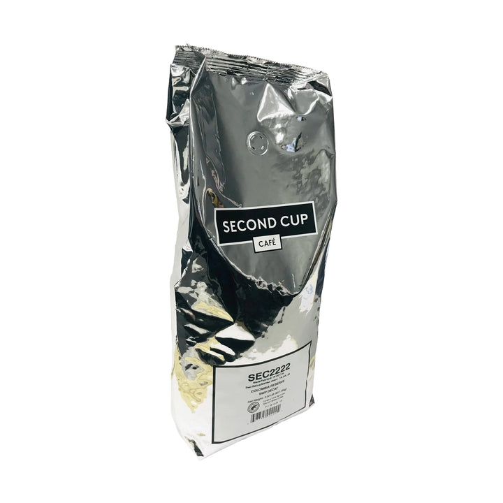 Second Cup Colombian Reserve SWP Decaf Whole Bean Coffee, 2 lb