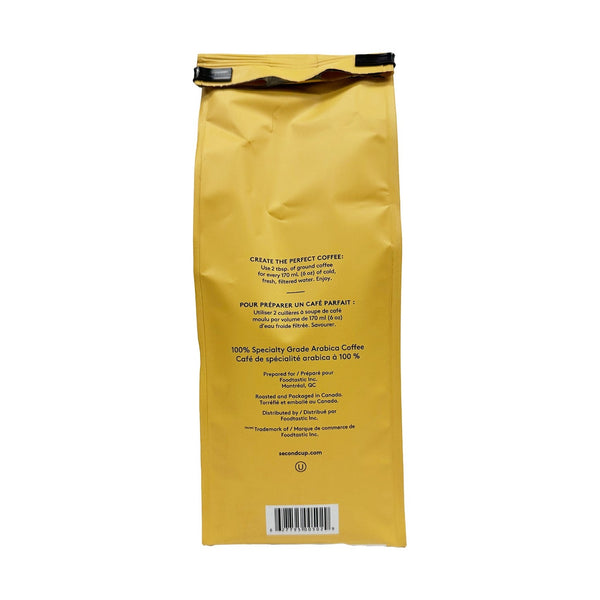 Second Cup Cuzco RFA Organic Whole Bean Coffee, 312 g