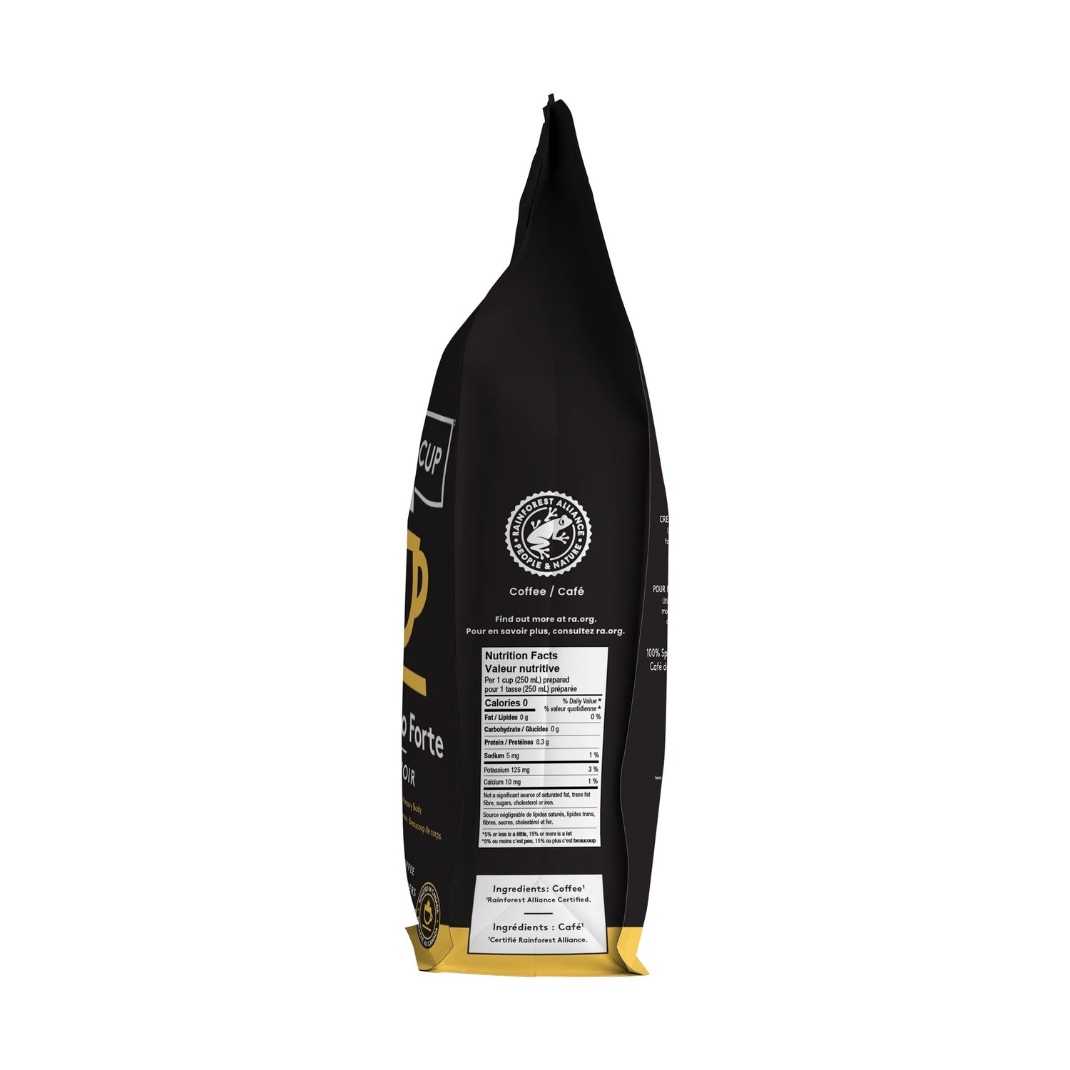 Second Cup Espresso Forte Dark Whole Bean Coffee, 312 g