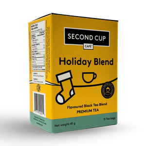 Second Cup Holiday Blend Filterbag Tea, 15 Pack