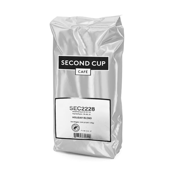 Second Cup Holiday Blend Whole Bean Coffee, 2 lb