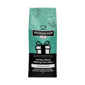 Second Cup Holiday Blend Whole Bean Coffee, 312 g