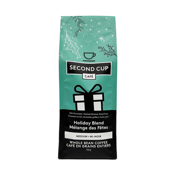 Second Cup Holiday Blend Whole Bean Coffee, 312 g
