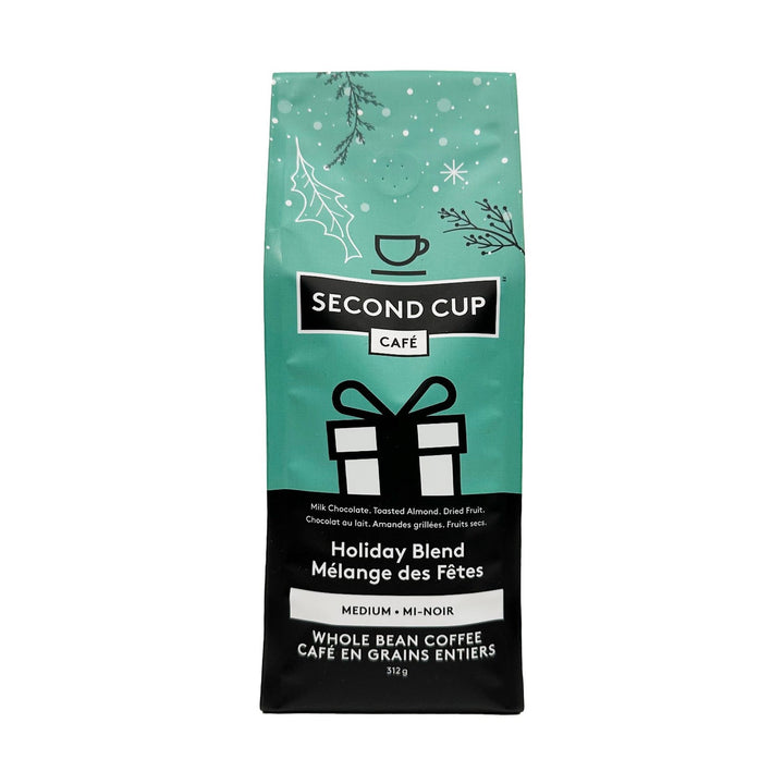 Second Cup Holiday Blend Whole Bean Coffee, 312 g