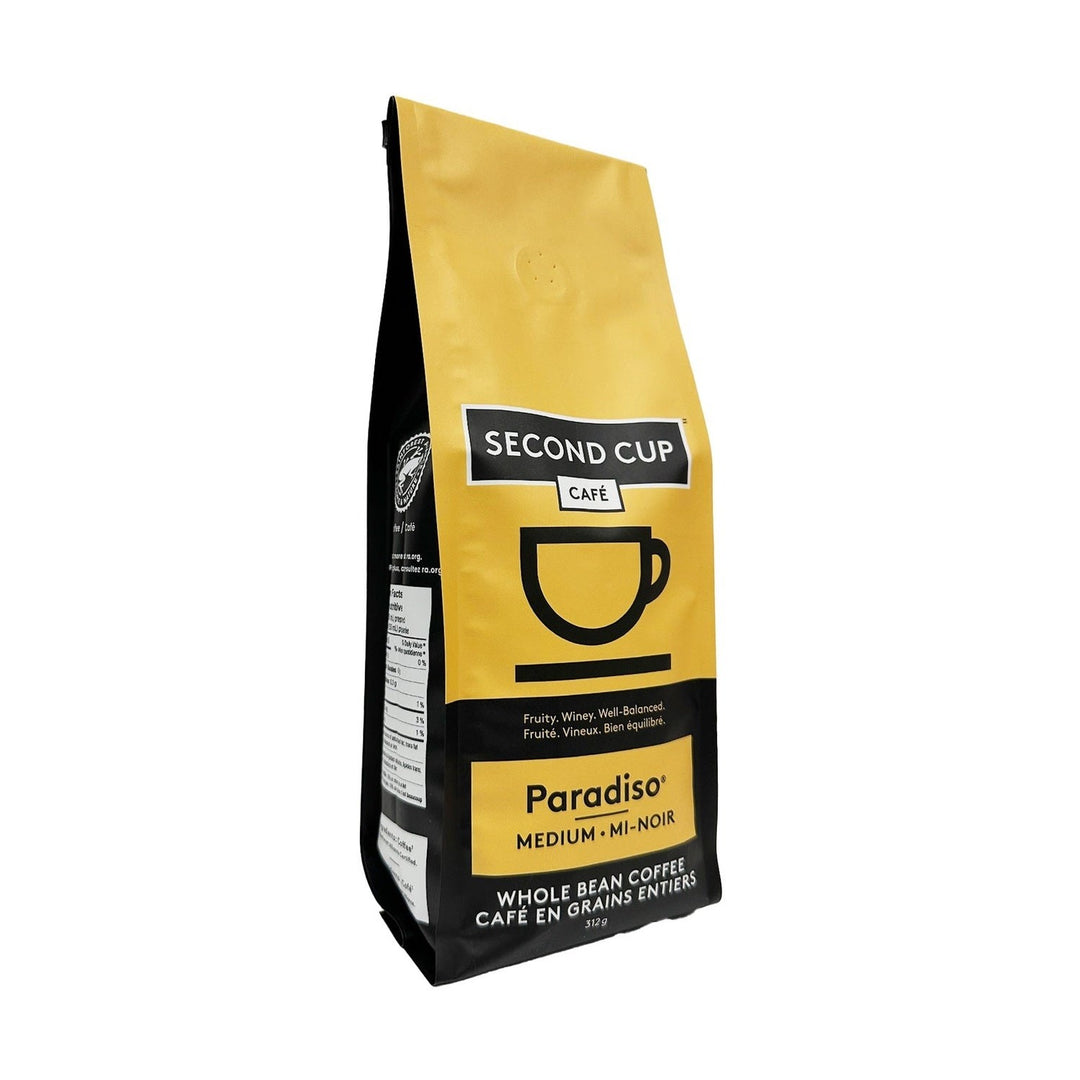 Second Cup Paradiso Medium Whole Bean Coffee, 312 g