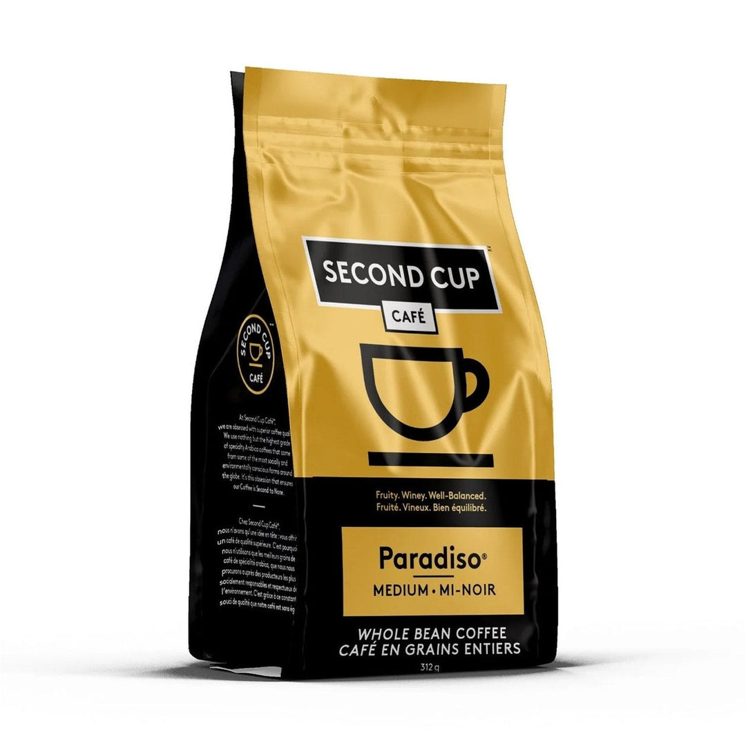 Second Cup Paradiso Medium Whole Bean Coffee, 312 g