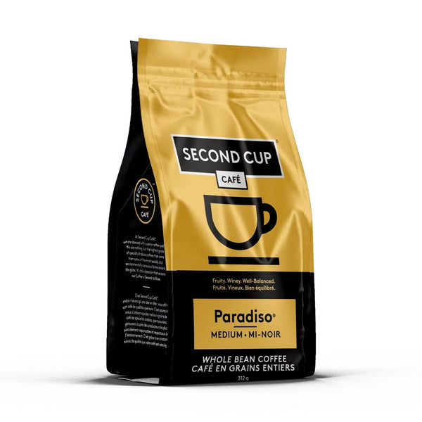 Second Cup Paradiso Medium Whole Bean Coffee, 312 g