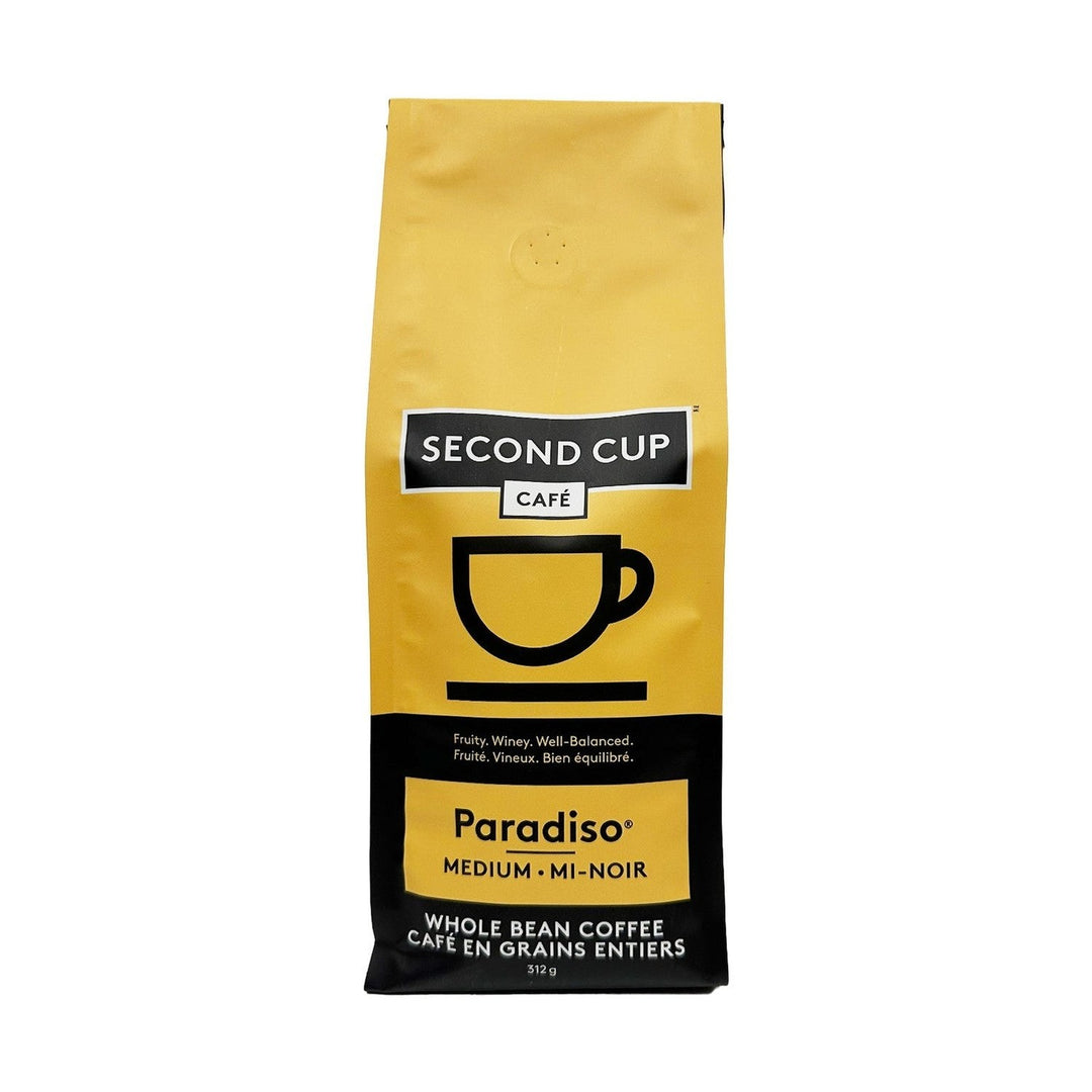 Second Cup Paradiso Medium Whole Bean Coffee, 312 g