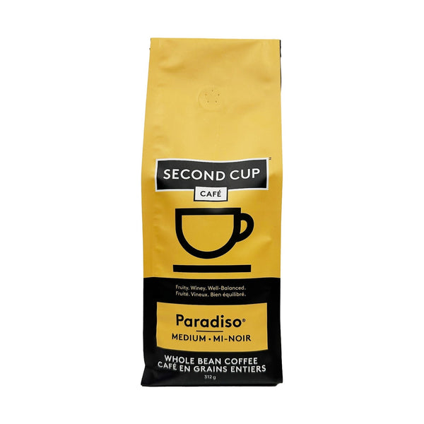 Second Cup Paradiso Medium Whole Bean Coffee, 312 g
