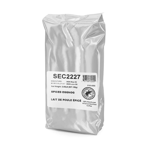 Second Cup Spiced Eggnog Whole Bean Coffee, 2 lb