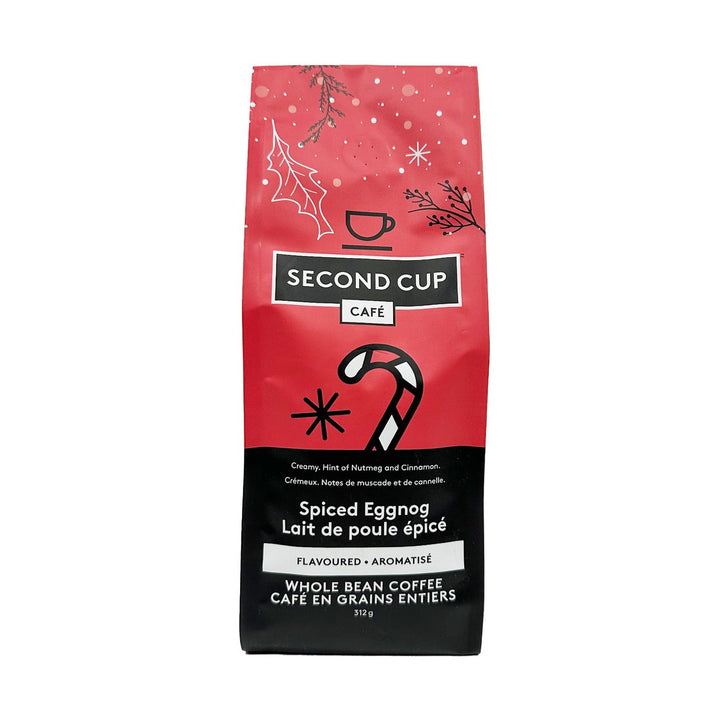 Second Cup Spiced Eggnog Whole Bean Coffee, 312 g
