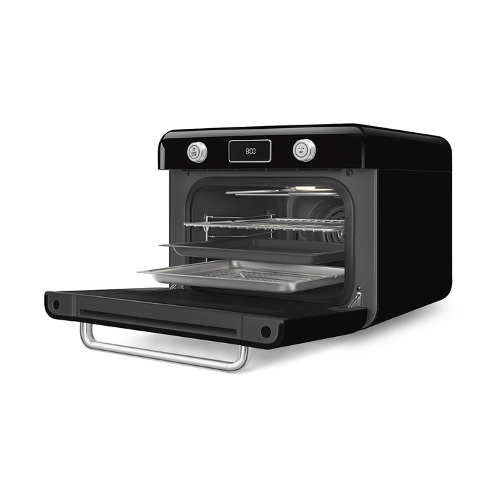Smeg 10-in-1 Combi Steam Oven &amp; Air Fryer, Black 