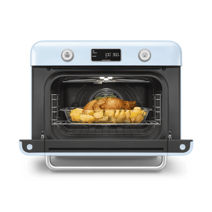Smeg 10-in-1 Combi Steam Oven &amp; Air Fryer, Pastel Blue 