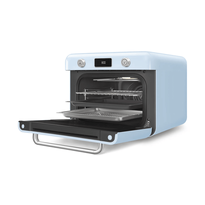 Smeg 10-in-1 Combi Steam Oven &amp; Air Fryer, Pastel Blue 