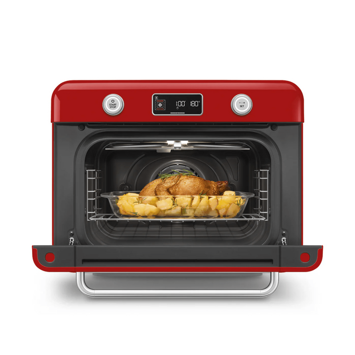 Smeg 10-in-1 Combi Steam Oven &amp; Air Fryer, Red 