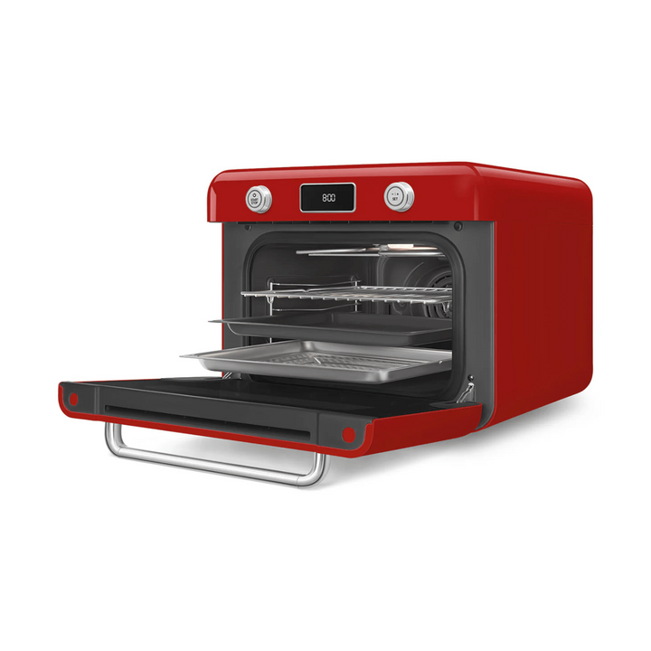 Smeg 10-in-1 Combi Steam Oven &amp; Air Fryer, Red 