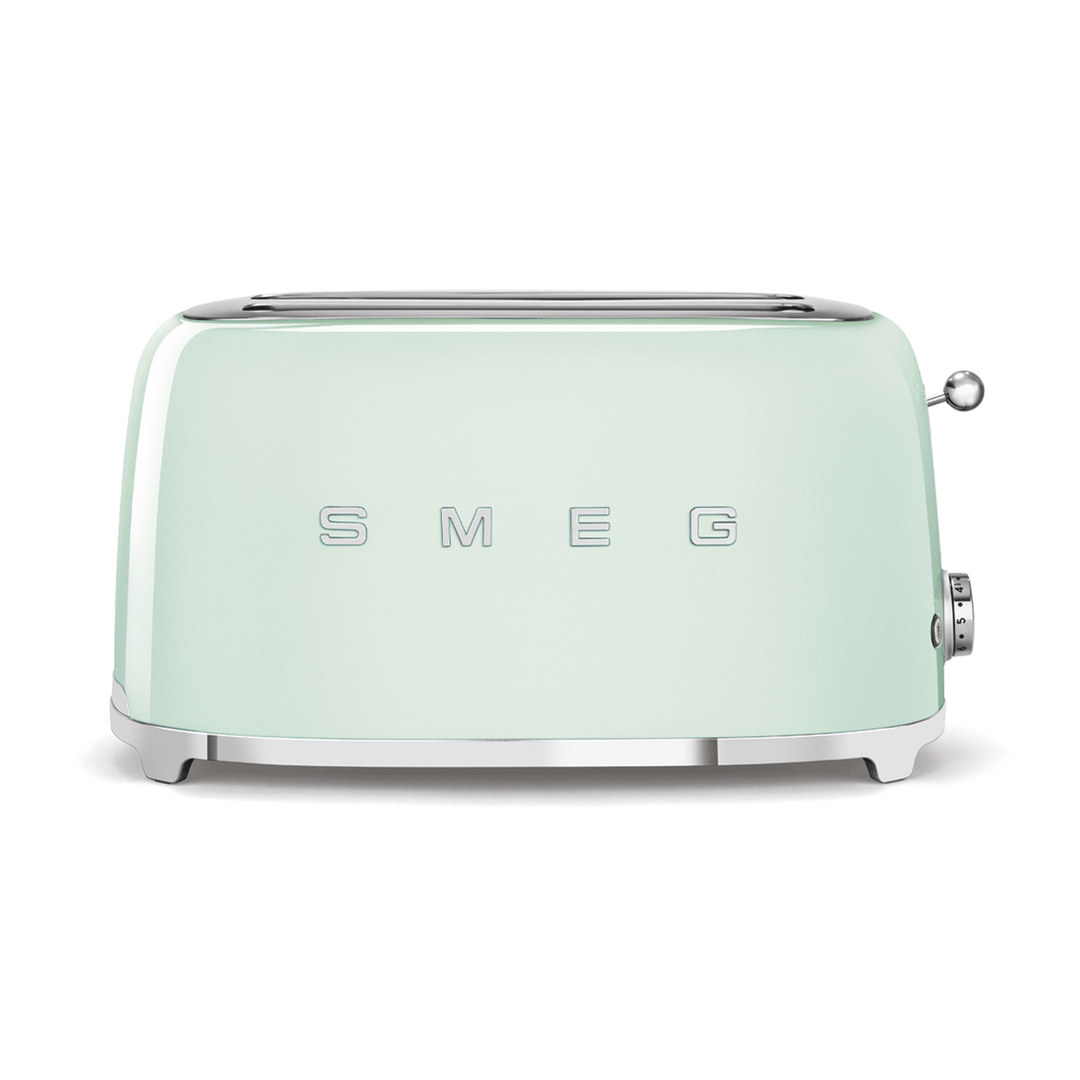 Smeg 4-Slice Toaster, Pastel Green 