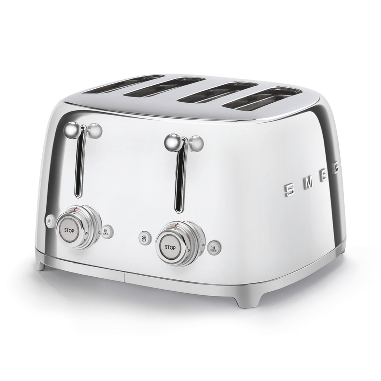 Smeg 4-Slot Toaster, Chrome #TSF03SSUS