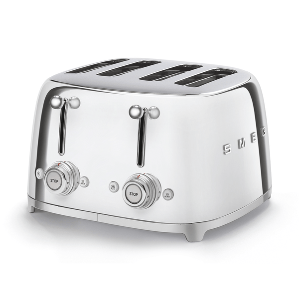 Smeg 4-Slot Toaster, Chrome #TSF03SSUS