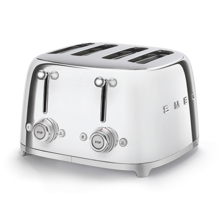 Smeg 4-Slot Toaster, Chrome 