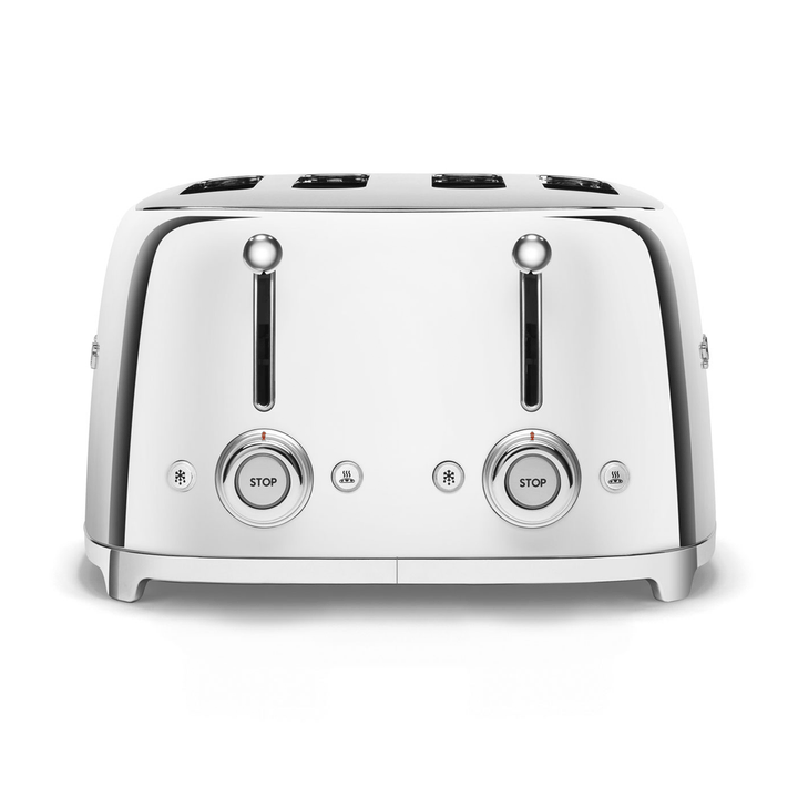 Smeg 4-Slot Toaster, Chrome 