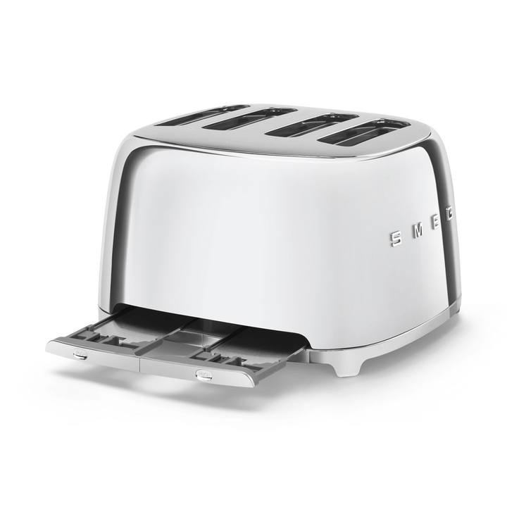 Smeg 4-Slot Toaster, Chrome 