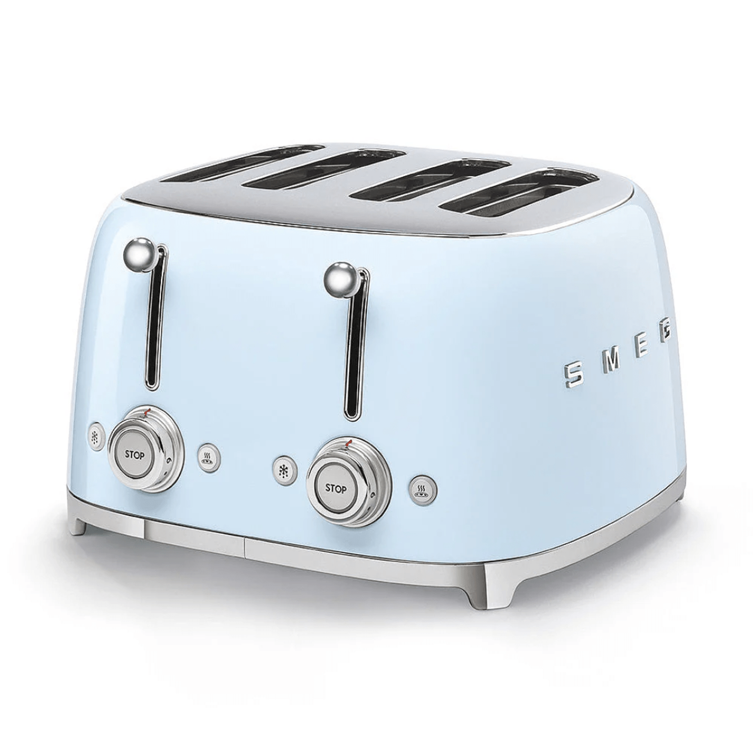 Smeg 4-Slot Toaster, Pastel Blue #TSF03PBUS