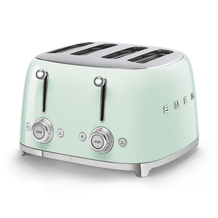 Smeg 4-Slot Toaster, Pastel Green 
