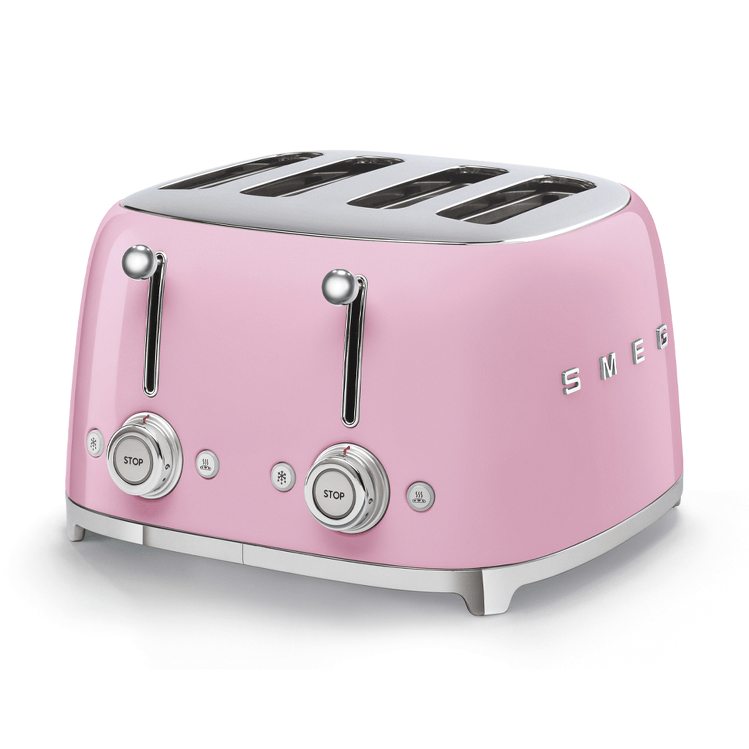 Smeg 4-Slot Toaster, Pink #TSF03PKUS