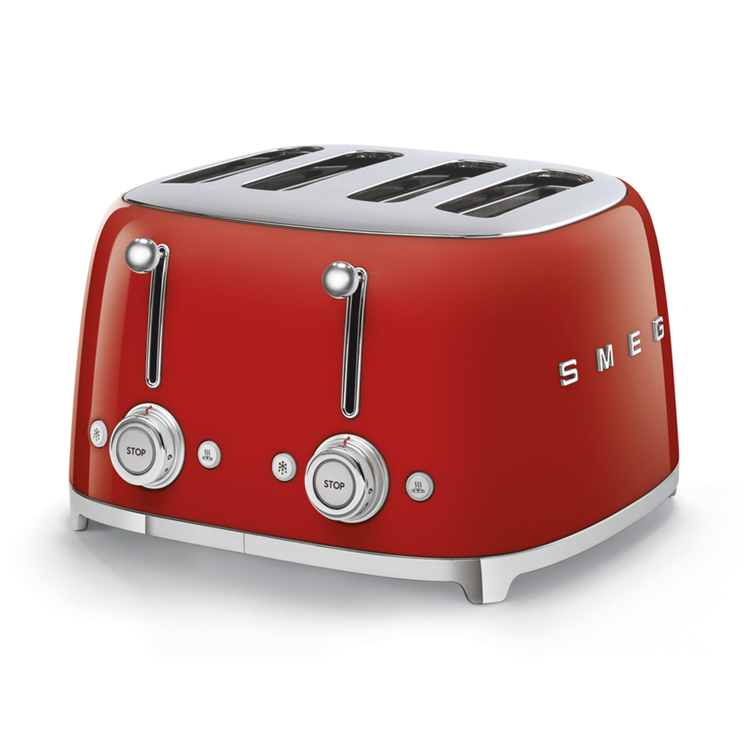 Smeg 4-Slot Toaster, Red #TSF03RDUS