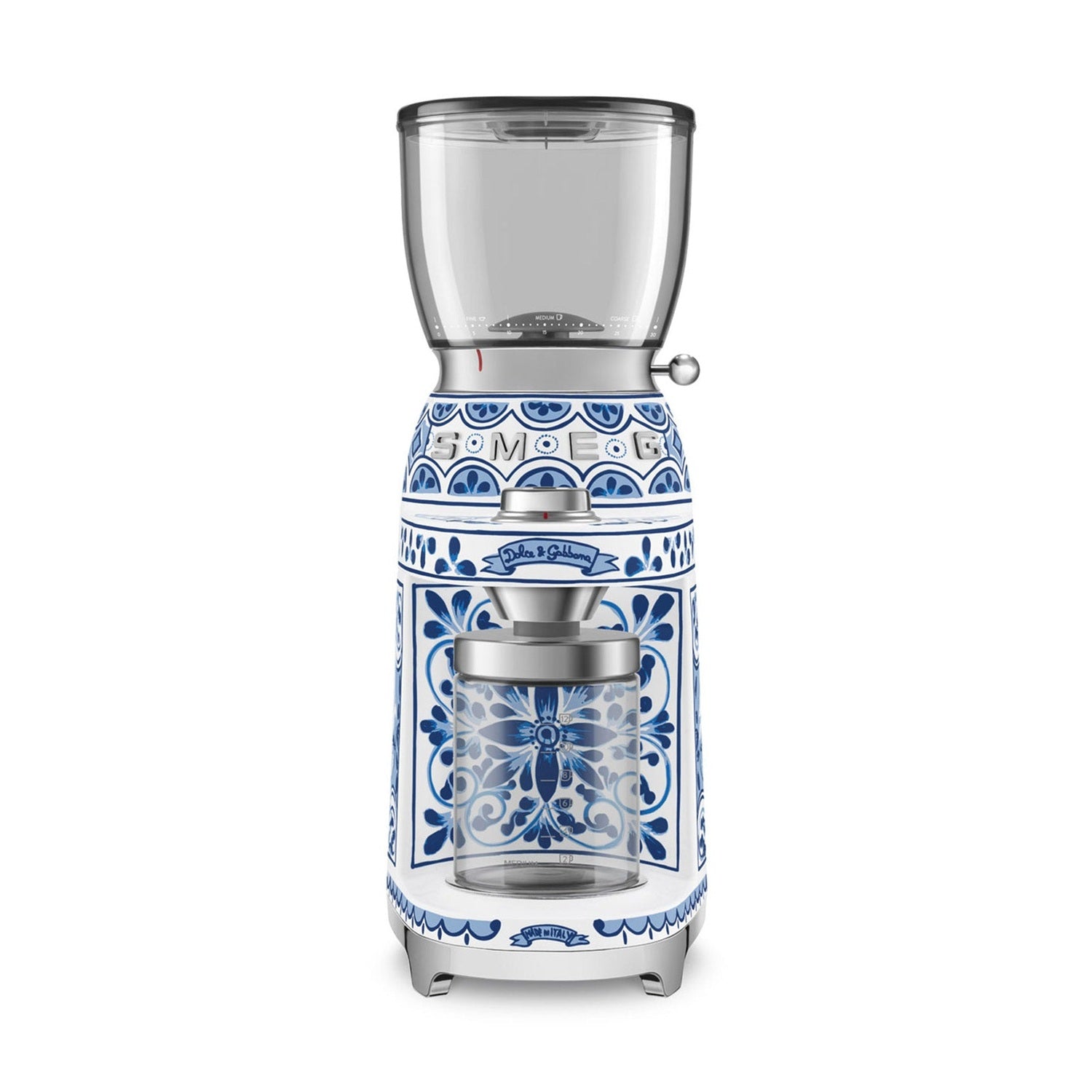 Smeg 50’s Style Dolce&Gabbana Coffee Grinder CGF01, Blu Mediterraneo